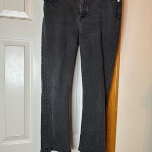 Madewell Charcoal Ankle Jeans